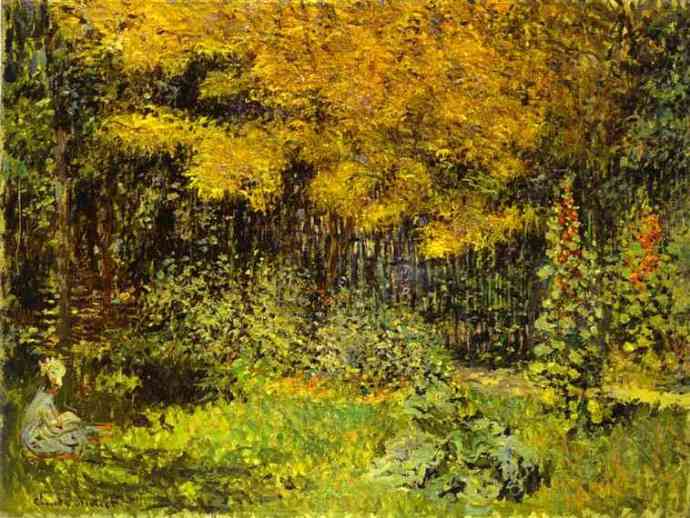 _Malv_Bardo_Claude Monet - The Garden-Malva-kr