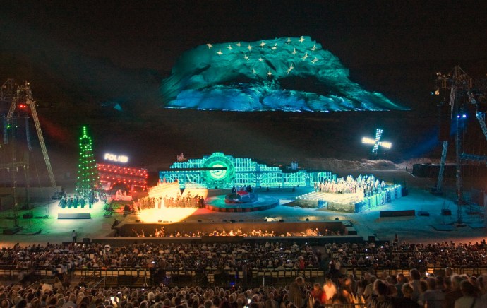 La traviata at  Masada 17.6. 2014 לה טרוויאטה במצדה